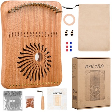 RETROPOLIS KALYRE KALYRA Instrument Strunowy KL17 Sandalwood 17 strun