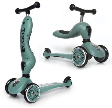 SCOOTANDRIDE HIGHWAYKICK 1 HULAJNOGA 2w1 JEŹDZIK 12M+ FOREST
