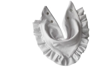 Chusta falbanka biel S 40-44 chrzest