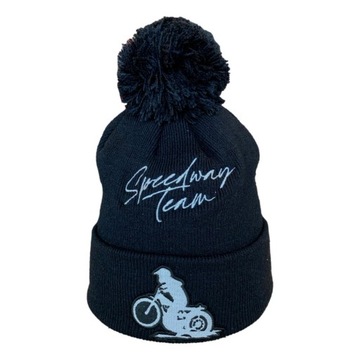 CZAPKA ZIMOWA SPEEDWAY Z POMPONEM