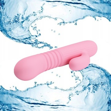 MAŁY WIBRATOR KRÓLIK POSUWISTY PCHAJĄCY 15cm USB