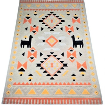 DYWAN SZNURKOWY BOHO NOWOCZESNY ETNICZNY 120X170