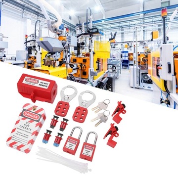 НАБОР ЭЛЕКТРИЧЕСКИХ ЗАМКОВ TAGOUT TAG LOTO HASP