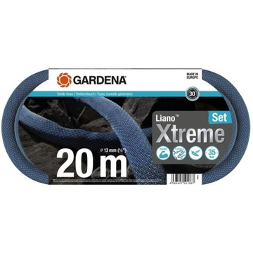 Gardena Wąż tekstylny Liano Xtreme 20 m zestaw 18470