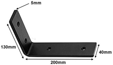 2 x опора для полок LOFT, держатель INDUSTRIAL