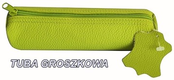 КРУГЛЫЙ КОЖАНЫЙ ЧЕХОЛ ДЛЯ КАРАНДА, НАТУРАЛЬНАЯ КОЖА 100%