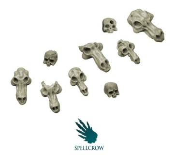 Wolves Skulls Wilcze czaszki wilków 9 szt.