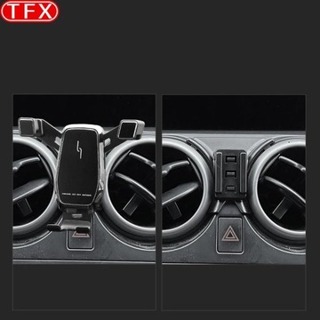 Dla Nissan Qashqai J10 2007-2009 Stylizacja samochodu Uchwyt na telefon komórkowy Nawiew powietrza