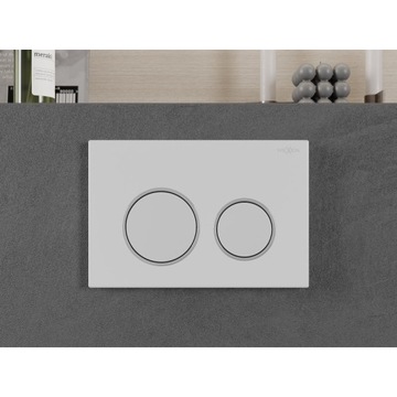 MEXEN FENIX 07 XS PRZYCISK DO STELAŻA WC BIAŁY MATOWY