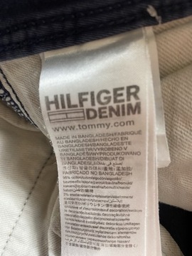 Tommy Hilfiger CHINOS granatowe Spodnie W30 L34