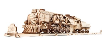 Puzzle 3D Drewniane Piękny Pociąg Ekspress uGEARS