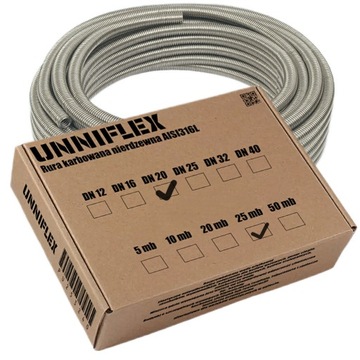 ТРУБА НЕРЖАВЕЮЩАЯ ГОФРИРОВАННАЯ DN 16 3/4