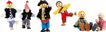 small foot Piraci Mini Maskotki Zestaw