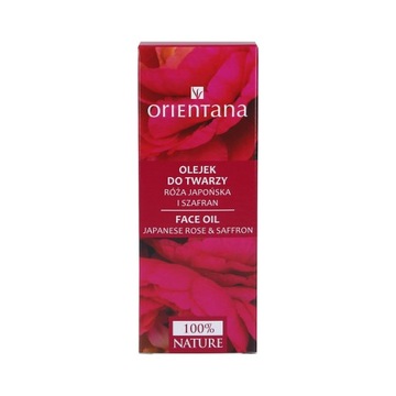 Масло для лица Orientana с японской розой и шафраном