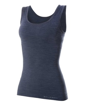 DAMSKA KOSZULKA TA1017W NA RAMIĄCZKACH Z WEŁNY MERINO COMFORT WOOL L