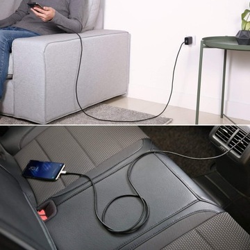 AUKEY CB-CD6 нейлоновый кабель USB C - USB C 2 м