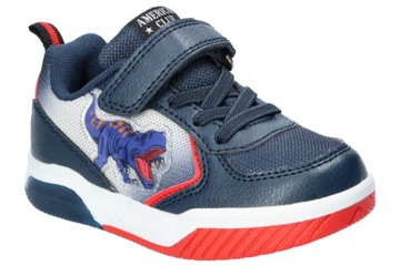 BUTY SPORTOWE DZIECIĘCE AMERICAN CLUB NV ADIDASY NA RZEP ŚWIECĄCE LED R 27