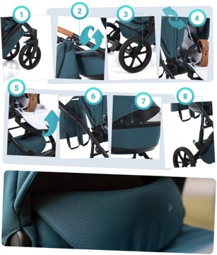 КОЛЯСКА JUNAMA 2IN1 SPACE 03 I + ОРИГИНАЛЬНЫЕ АКСЕССУАРЫ