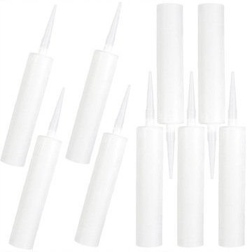 Белый инструмент для герметизации силиконовых труб.