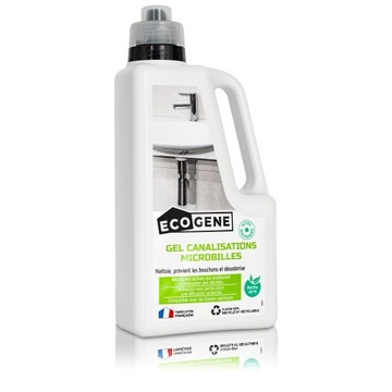 Bio7 Ecogene Kanalizacje Żel do Udrażniania RUR mikrogranulki CYTRYNOWY 1L