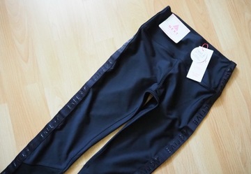 NEXT PETITE __ LEGGINSY ACTIVE CZERŃ __ R. 34/XS