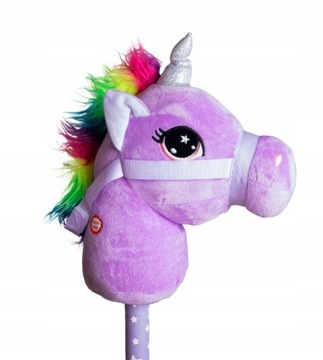 ГОЛОВА ЕДИНОРОГА НА ПЛЮШЕВОЙ ПАЛКЕ HOBBY HORSE HORSE