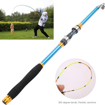 Sprz?t w?dkarski, w?dki W?dka morska, teleskopowa