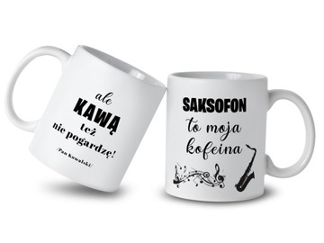 Kubek dla nauczyciela saksofonu Dzień nauczyciela,