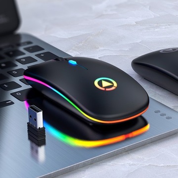 БЕСПРОВОДНАЯ ИГРОВАЯ МЫШЬ С RGB-ПОДСВЕТКОЙ