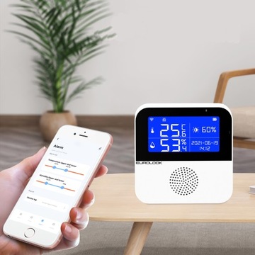 Умный датчик температуры и влажности Tuya Smarthome с Wi-Fi-зондом