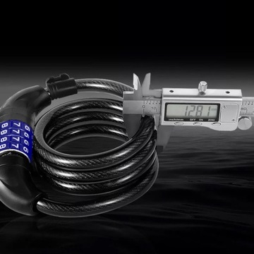 GRUBA BLOKADA ROWEROWA SZYFR KOD DO ROWERU ZAPIĘCIE ZABEZPIECZENIE ROWERU