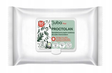 Luba Papier nawilżony Proctolan 50 szt.
