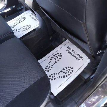 Коврики для автомобиля бумажные, 100 шт. ДОБРО ПОЖАЛОВАТЬ.