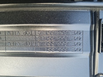 Atrapa gril zderzaka Audi E-TRON 4KE 853 651