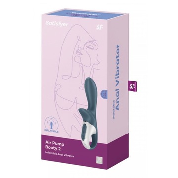 SATISFYER Wibrator Analny Air Pump Booty 2 dark