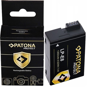AKUMULATOR PATONA PROTECT CANON LP-E8
