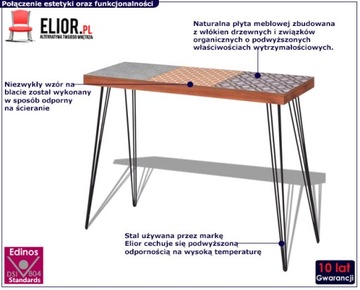 КОНСОЛЬ ЗАЛА = СТОЛ С РАСКРАШЕННОЙ ВЕРХНЕЙ