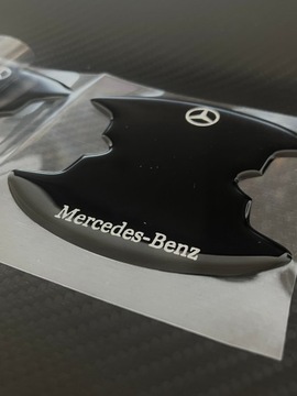 MERCEDES Защитные наклейки на ручки дверей автомобиля STRONG FOIL для авто, 8 шт.