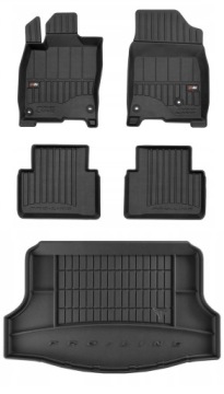 Set 3D gumové rohože Honda Civic 10 Hatchback od roku 2017