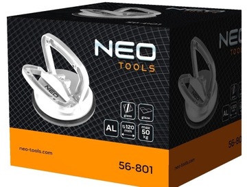 Przyssawka do szyb aluminiowa pojedyncza 50kg NEO
