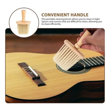 АКСЕССУАРЫ ДЛЯ ЧИСТКИ ГИТАРЫ МОЮЩАЯ ЩЕТКА 2 ШТ.