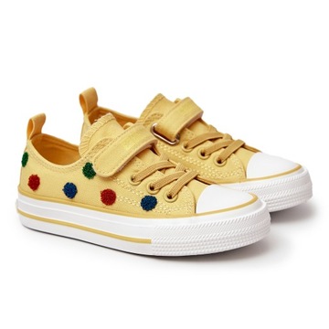 DZIECIĘCE TRAMPKI RZEP BIG STAR JJ374056 ŻÓŁTE 34