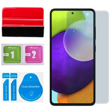 PRYWATYZUJĄCA FOLIA HYDROŻELOWA DO SAMSUNG GALAXY A52S 5G ZESTAW Z RAKLĄ