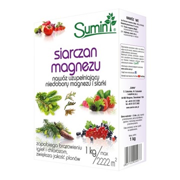 Sumin Siarczan Magnezu 1 kg brązownienie igieł