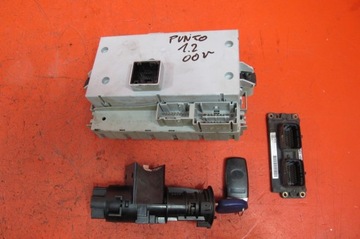 FIAT PUNTO 2 II 1.2 8V 188A4000 KOMPUTER SKRZYNKA MODUŁ BSI STACYJKA ZESTAW