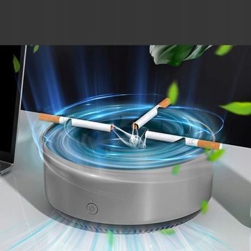 БЕЗДЫМНАЯ ПЕПЕЛЬНИЦА С ОЧИСТИТЕЛЕМ ВОЗДУХА ИНТЕЛЛЕКТУАЛЬНЫЙ ФИЛЬТР 2 В 1