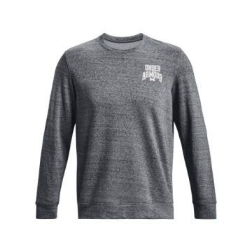 Толстовка Under Armour Ua Rival Terry Graphic Crew 1379764 Серый Свободного кроя