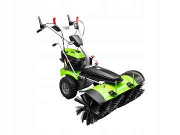 ZAMIATARKA ODŚNIEŻARKA SPALINOWA Z NAPĘDEM Zipper ZI-KM1000 100cm PŁUG KOSZ