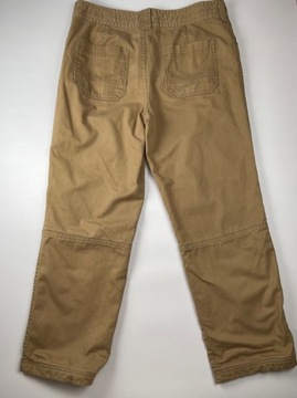 Spodnie ocieplane robocze G.H. BASS & CO. karmel USA r. 36x32