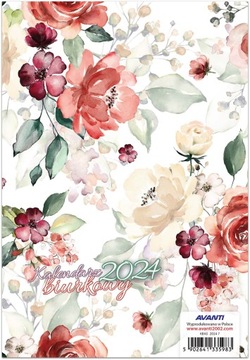 Настольный вертикальный офисный календарь на 2024 год